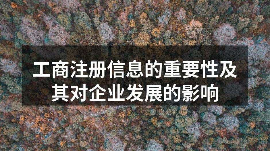 工商注册机构为企业提供的法律支持